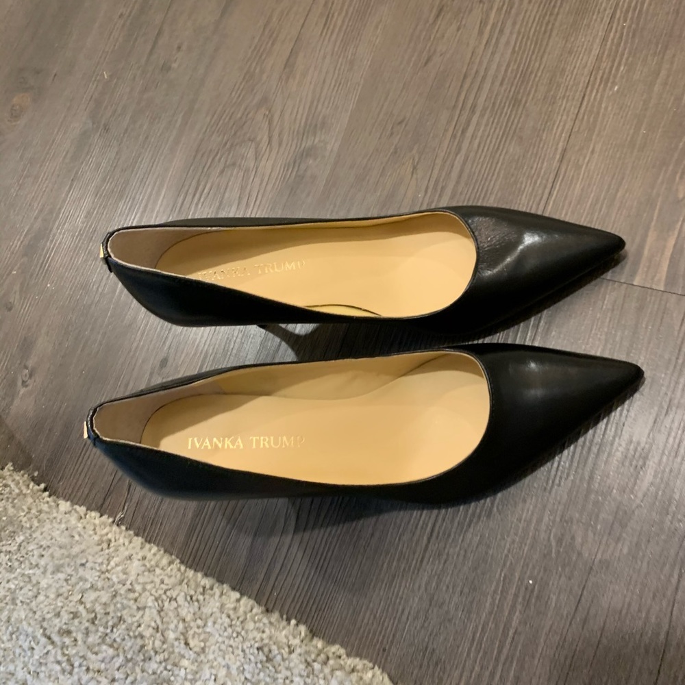 Never worn Ivanka Trump Black Heels